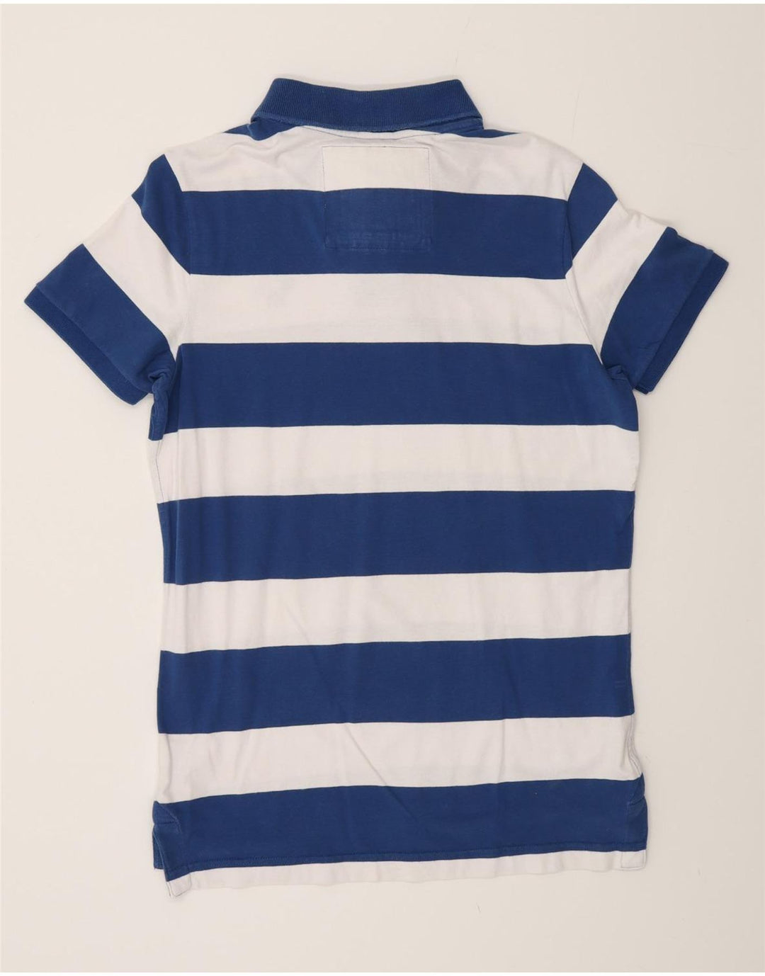 ABERCROMBIE & FITCH Tricou polo pentru bărbați Muscle Rugby Medium Bleumarin în dungi