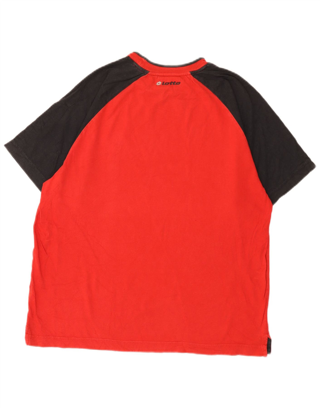 Tricou Bărbați Lotto Top Mediu Roșu Colorblock