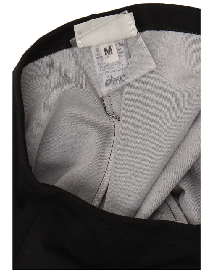 Pantaloni de trening ASICS pentru femei UK 12 Poliamidă neagră medie