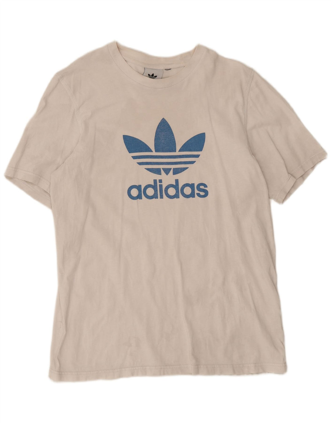 Tricou grafic pentru bărbați Adidas Top Mediu Alb
