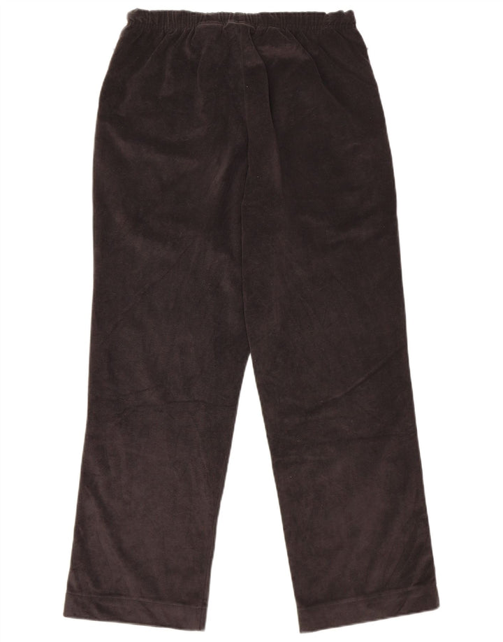 Pantaloni de trening Diadora pentru femei din velur UK 10 Small Gri Poliester