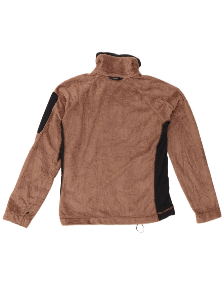 Jachetă din lână COLUMBIA pentru femei UK 10, maro, poliester color bloc