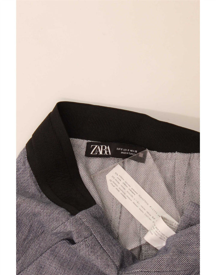 Pantaloni chino slim pentru femei Zara Mici L27 L28 Poliester albastru