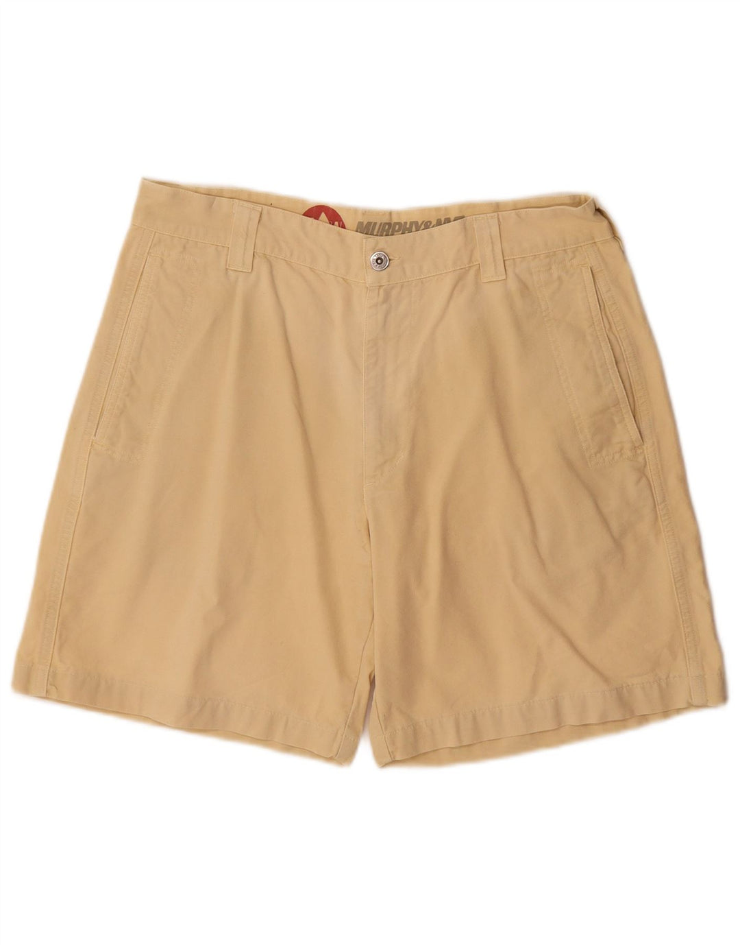 Murphy & Nye Pantaloni scurți chino pentru bărbați W34, bumbac, bej, mari