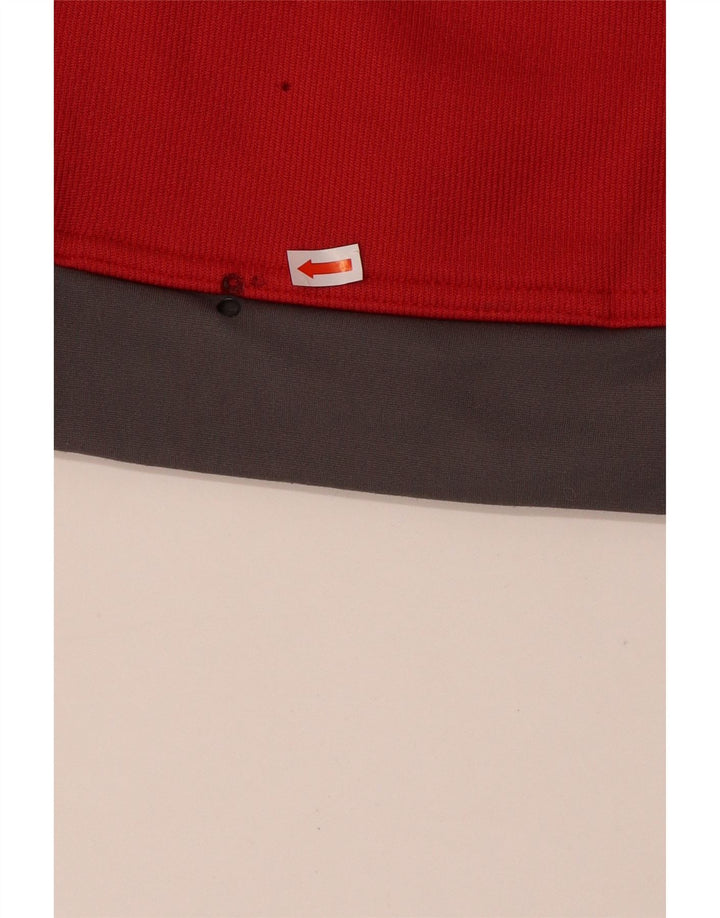 Jachetă de trening supradimensionată pentru femei Diadora UK 10 Small Red Colorblock