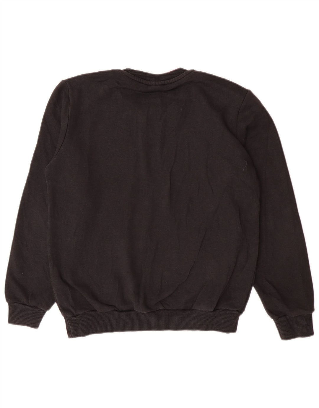 Pulover cu grafic pentru băieți Adidas 11-12 ani bumbac negru mediu