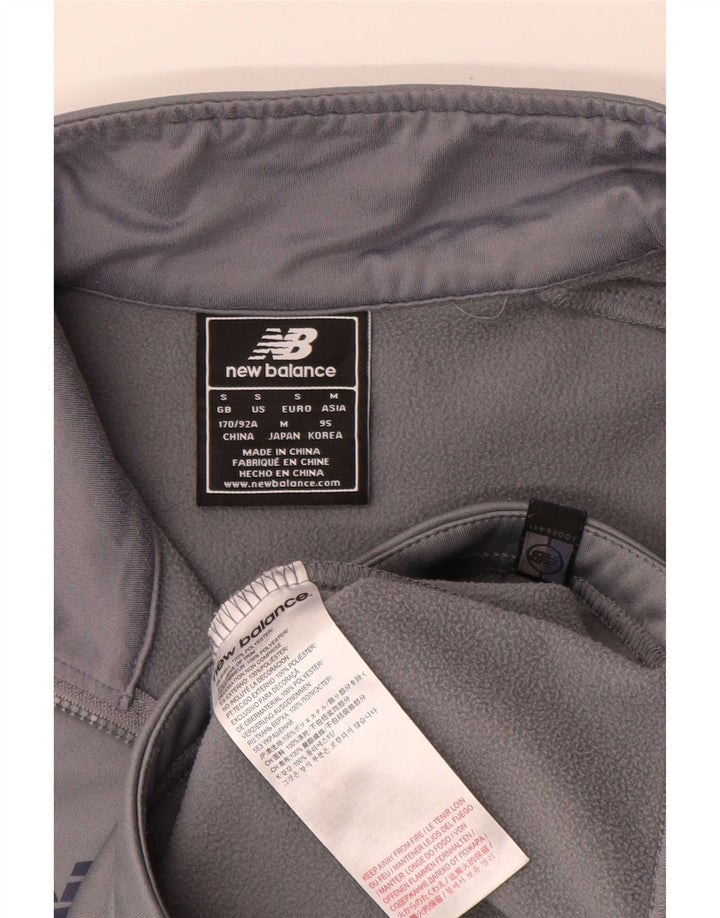 Trening pentru bărbați New Balance Ireland Pullover Top, mic, gri Colorblock