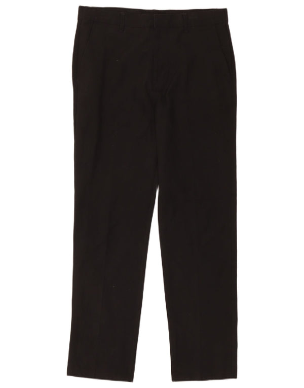 Pantaloni de costum drept băieți Marks & Spencer 14-15 ani W34 L28 negru