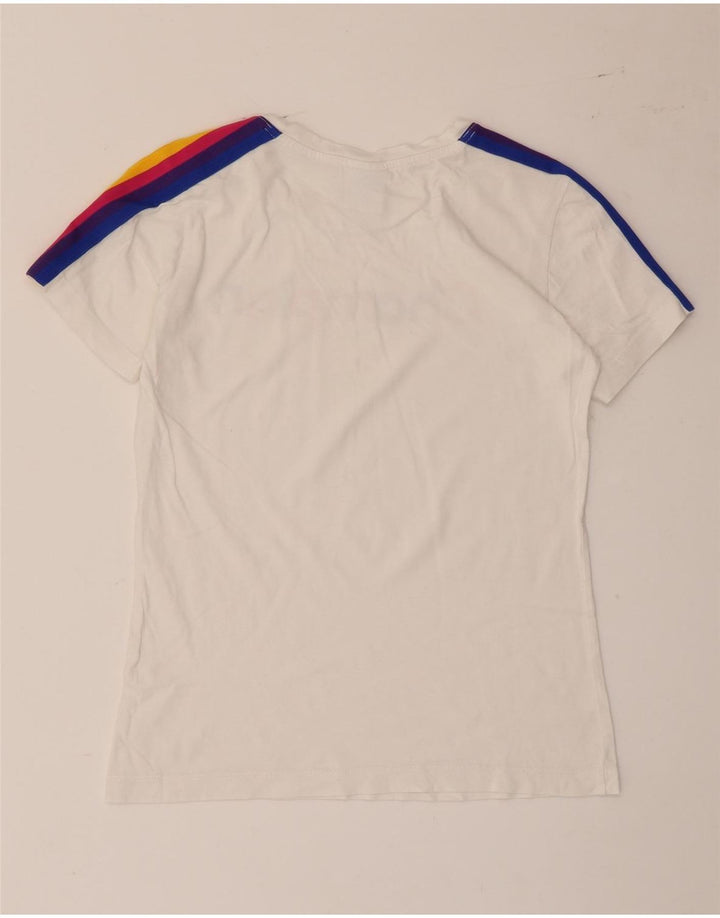 Tricou grafic Champion pentru femei Top UK 12 Medium White Striped