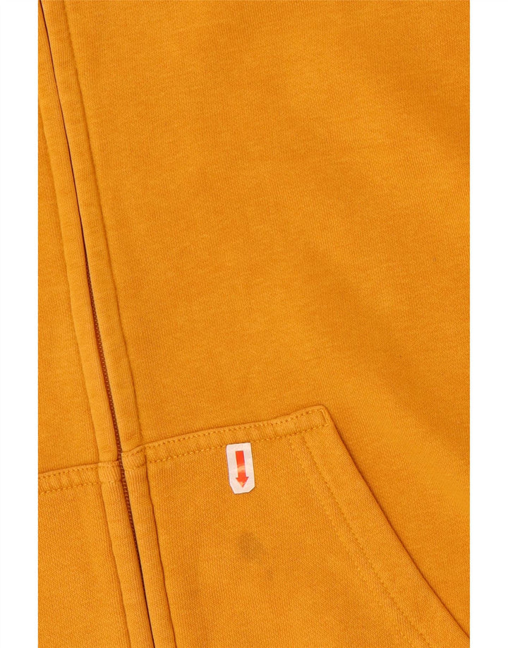 Pulover pentru bărbați Champion, cu fermoar și grafic, bumbac galben mic