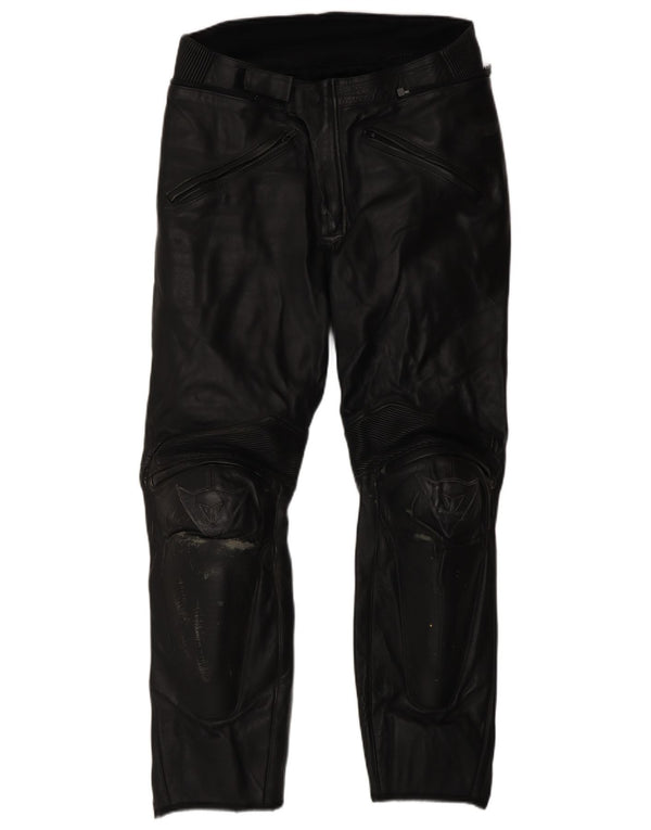 Pantaloni Moto Racer pentru bărbați Dainese Mărimea 50 Small W30 L30 Negru Motocicletă