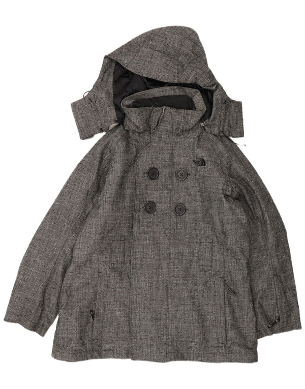 Jachetă bomber cu glugă pentru femei The North Face UK 16 Large, gri Herringbone