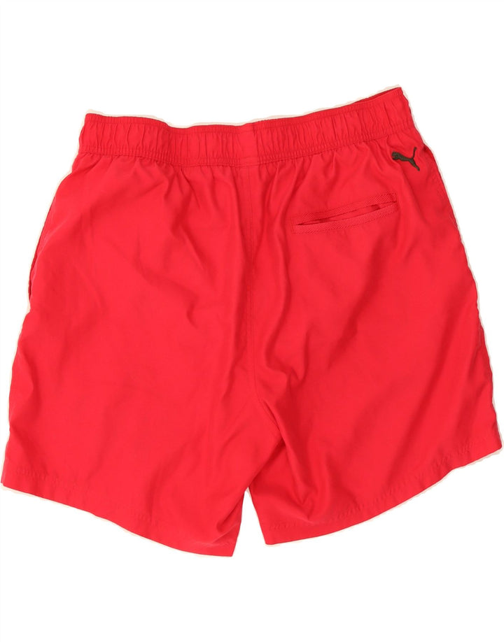 PUMA Mens Graphic Swimming Shorts XL  Red Polyester Vintage Puma and Second-Hand Puma from Messina Hembry 