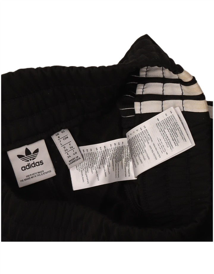 Pantaloni scurți sport Adidas pentru femei UK 8 Small Negru Poliester