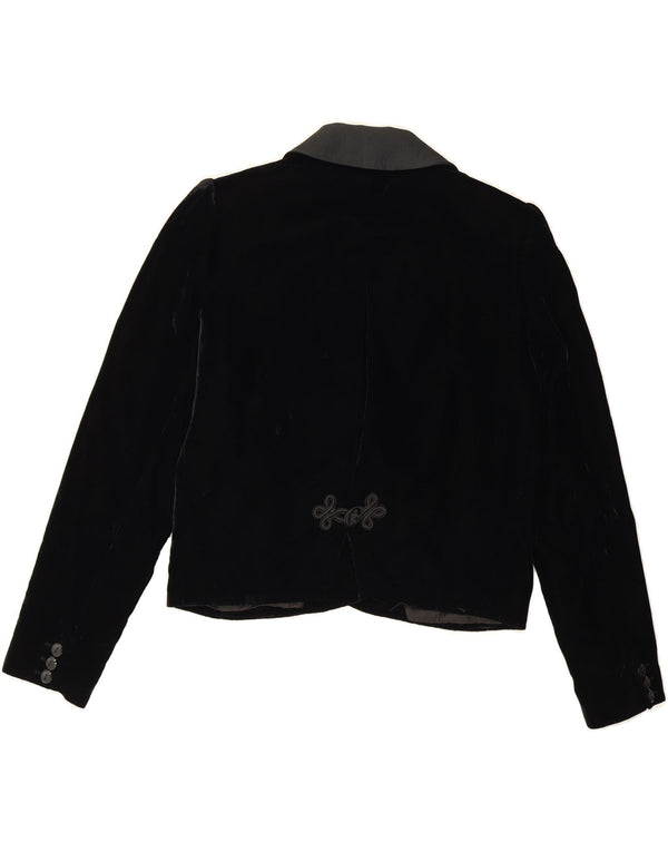 VALENTINO Jachetă Blazer Crop pentru Damă IT 42 Medium Negru