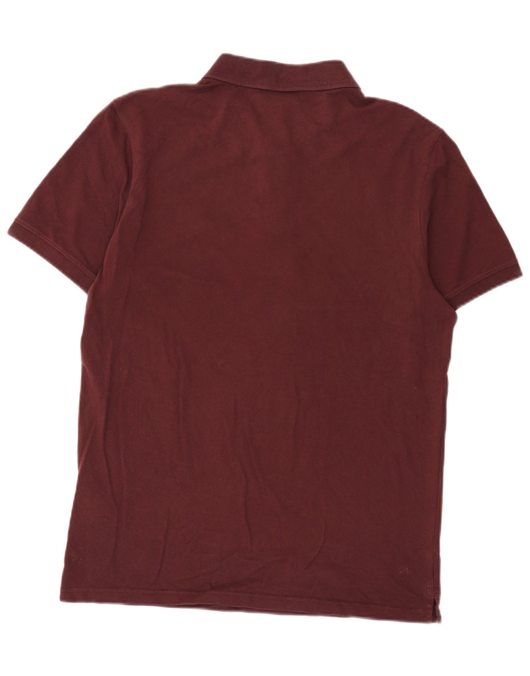 Tricou polo pentru bărbați Lyle & Scott din bumbac burgundy mare