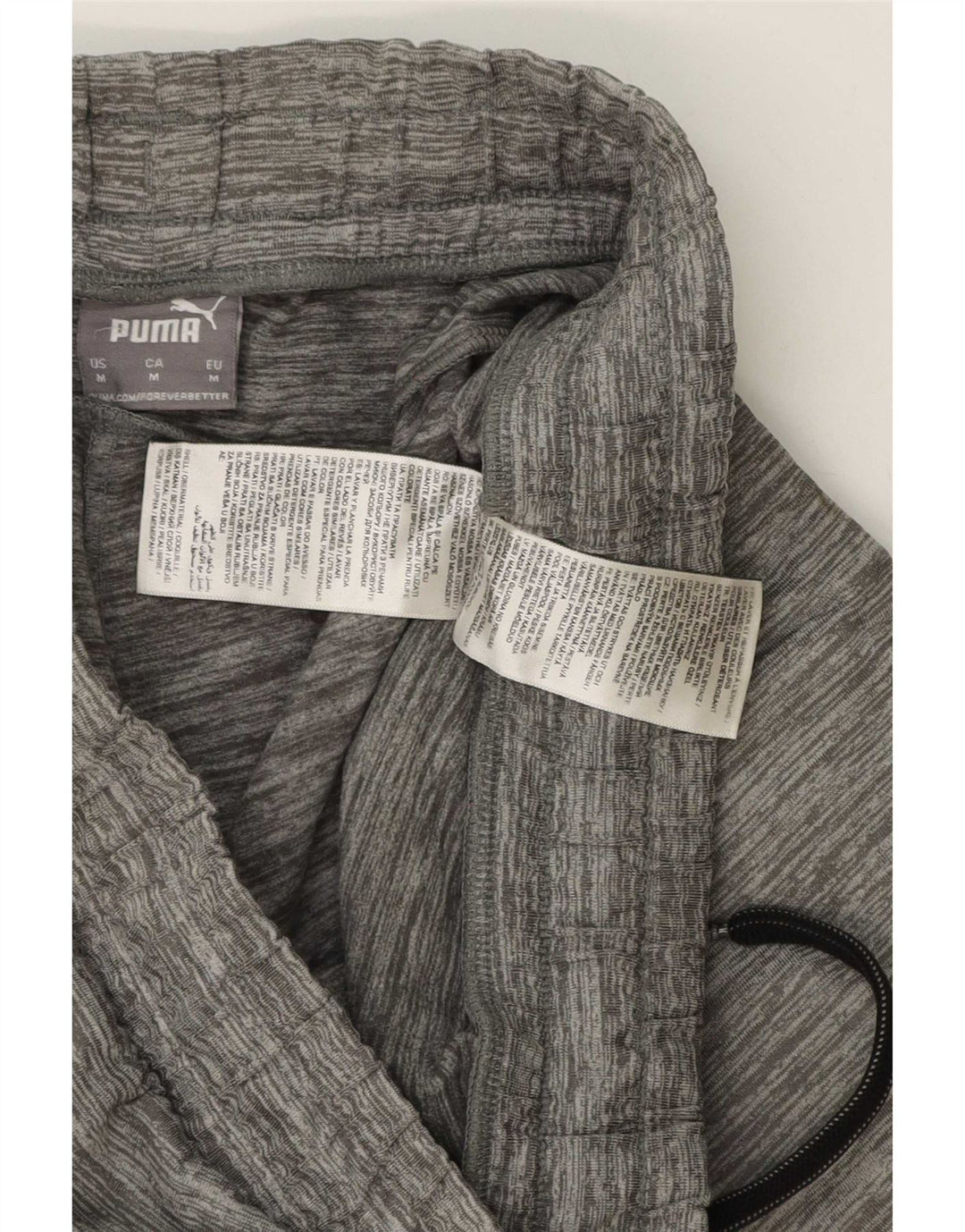 Pantaloni de trening Puma pentru femei UK 12 Poliester cu pete gri medii