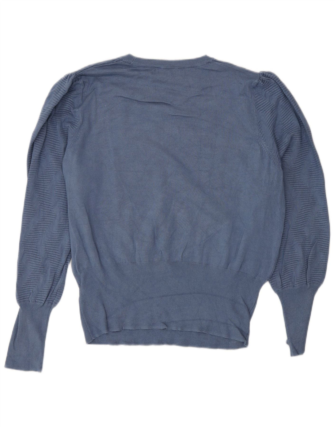 Pulover pentru femei Marks & Spencer cu decolteu triplu UK 16 Large Blue