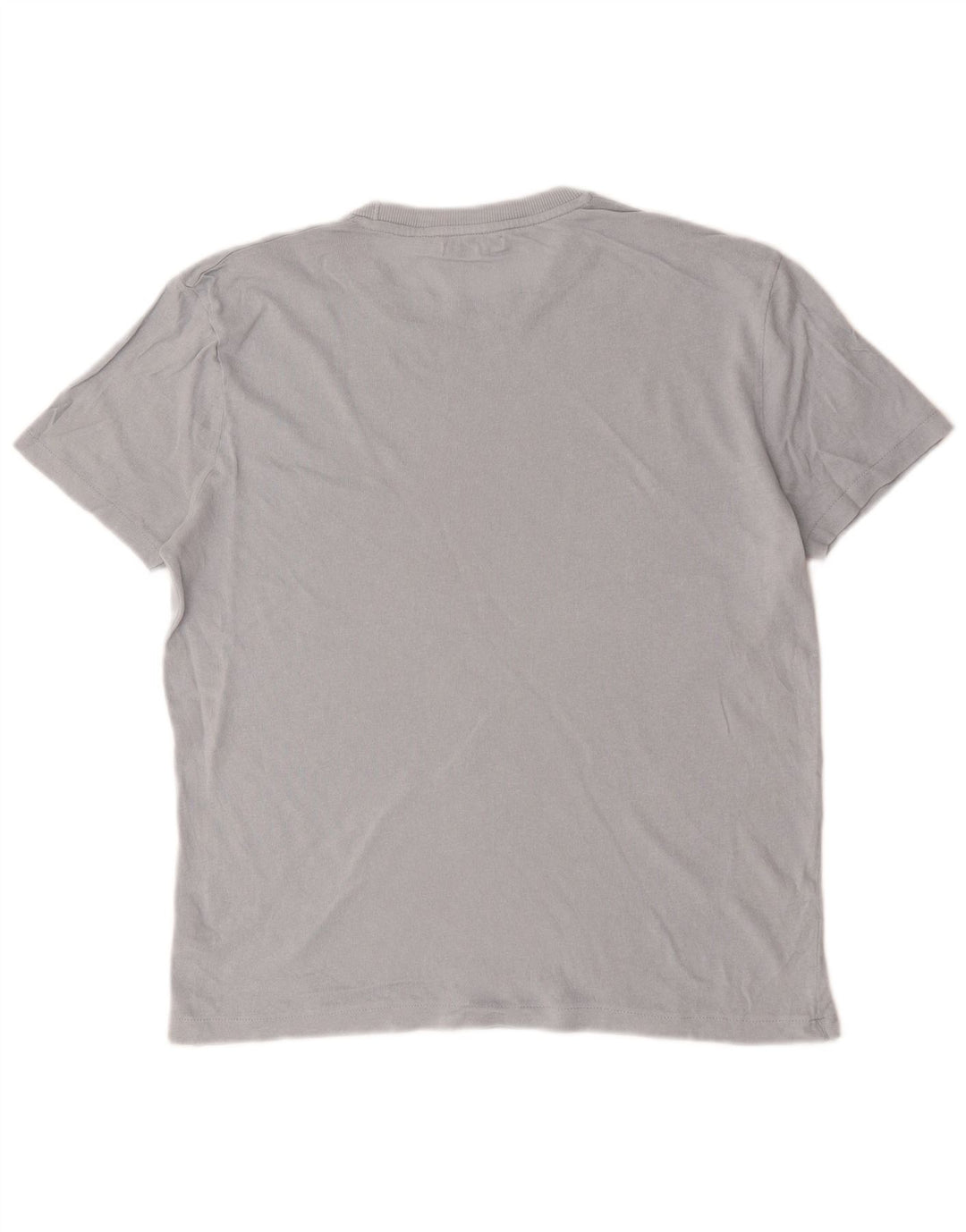 Tricou pentru bărbați Zara Top din bumbac gri mediu