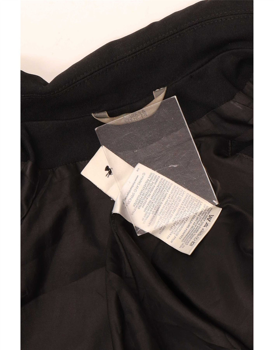 Palton pentru femei Marks & Spencer UK 12 Poliester mediu negru