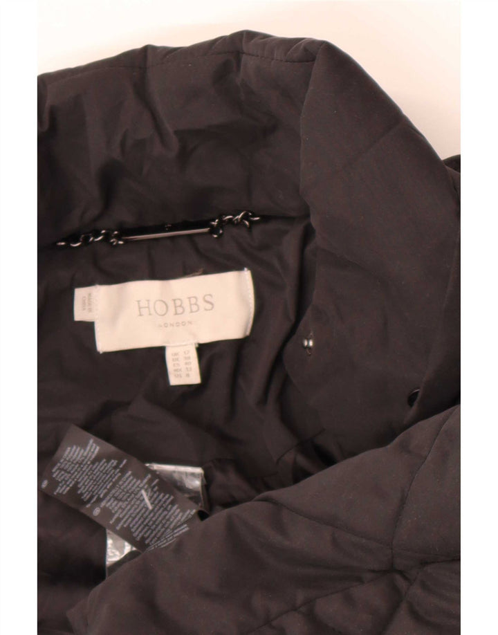 Jachetă căptușită Hobbs pentru femei UK 12 Medium Black Poliester