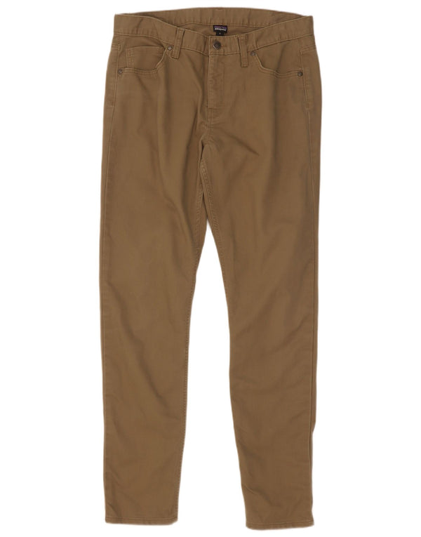 Pantaloni casual slim pentru femei Patagonia US 12 Large W34 L32 Bej