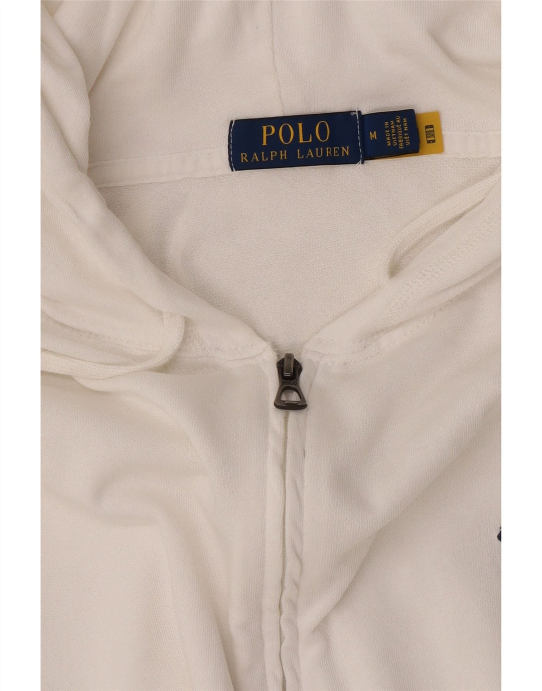 Pulover Polo Ralph Lauren pentru bărbați, cu fermoar, alb mediu