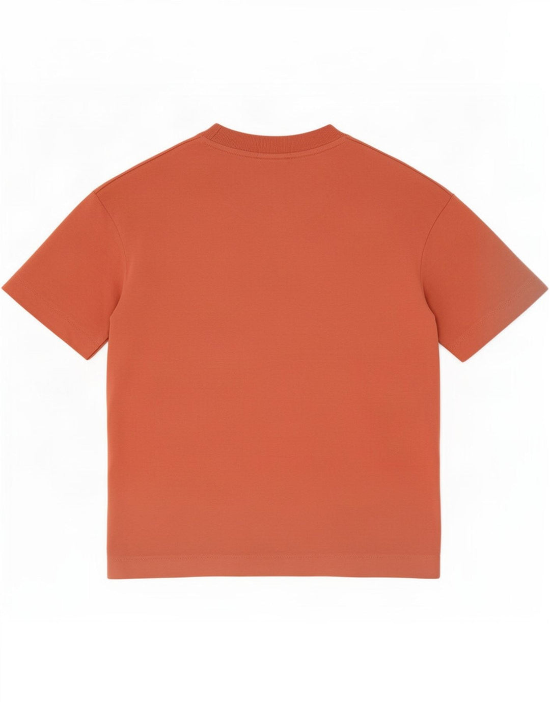 Tricou pentru bărbați Zara Top din bumbac portocaliu mediu