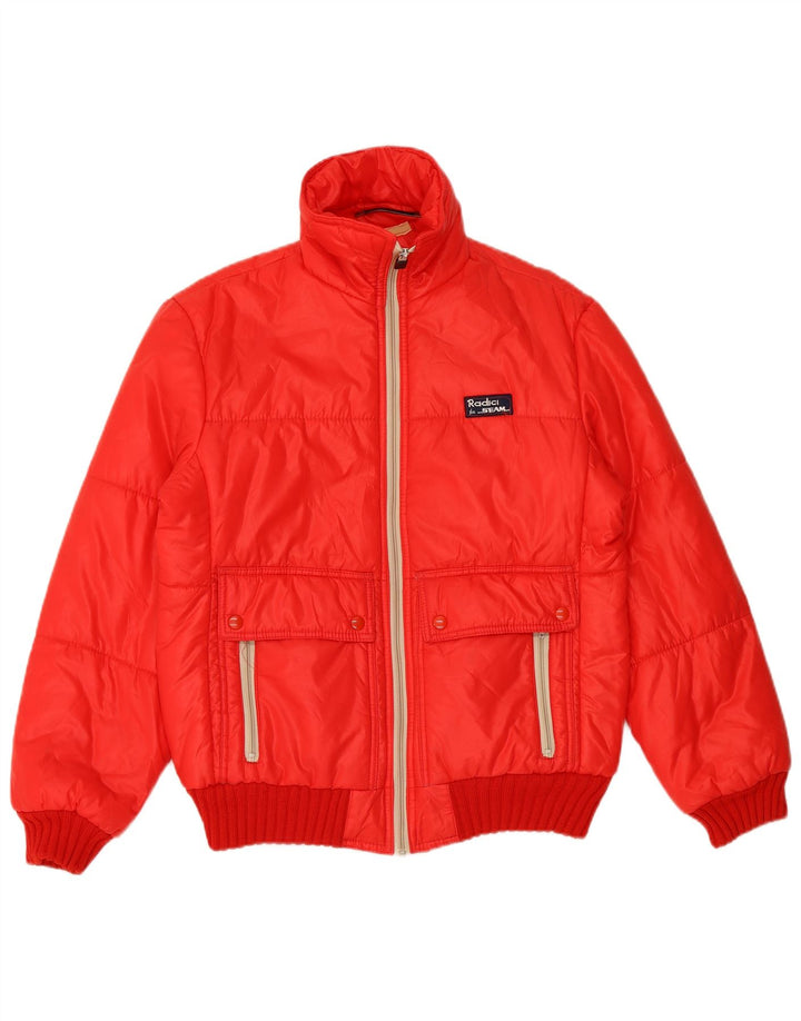 Jachetă căptușită cu glugă pentru bărbați RADICI IT 48 Poliamidă roșie medie