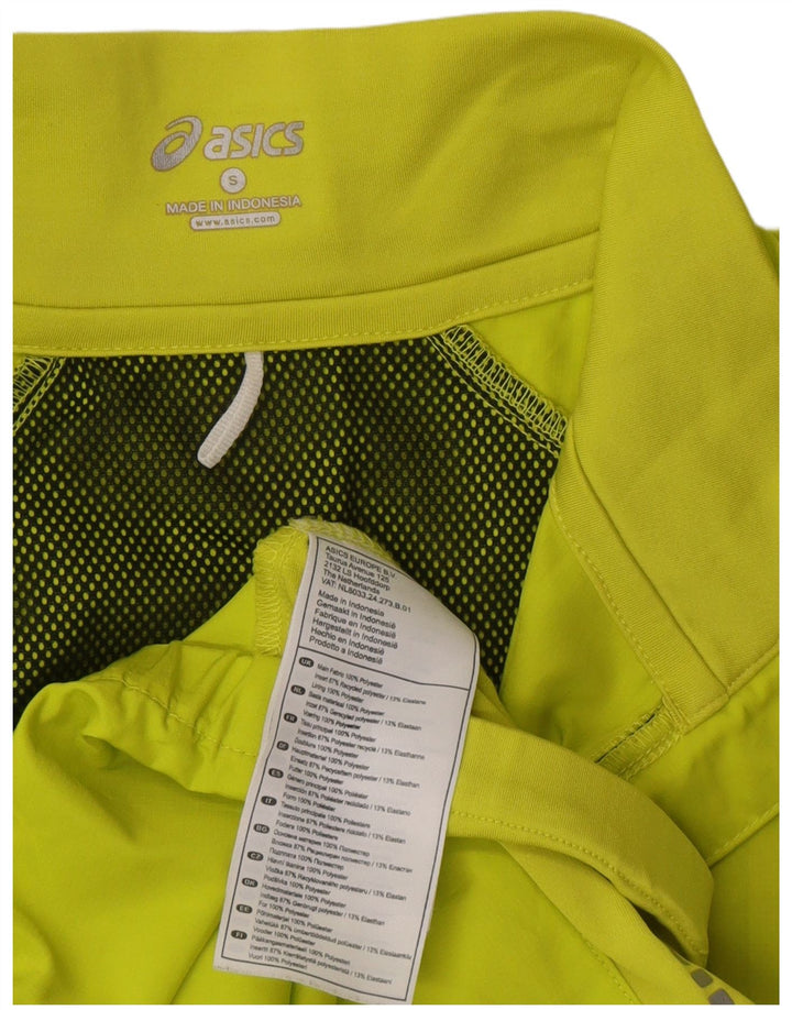 Jachetă pentru trening Asics pentru bărbați, poliester verde mic