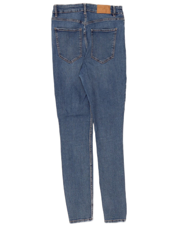 Blugi skinny pentru femei cu talie înaltă Zara EU 40 Medium L30 L28 Albastru