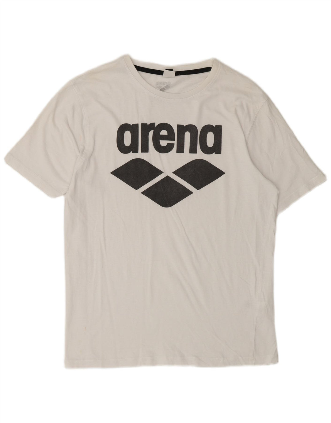 Tricou grafic pentru bărbați Arena Top Medium Alb Bumbac