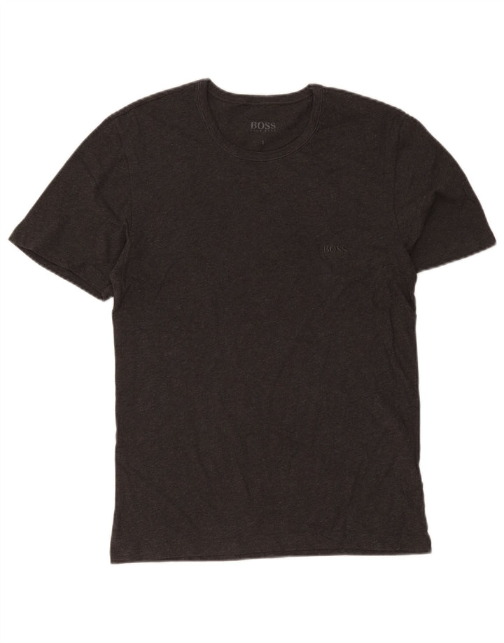 Tricou pentru bărbați Hugo Boss Top mic din bumbac gri
