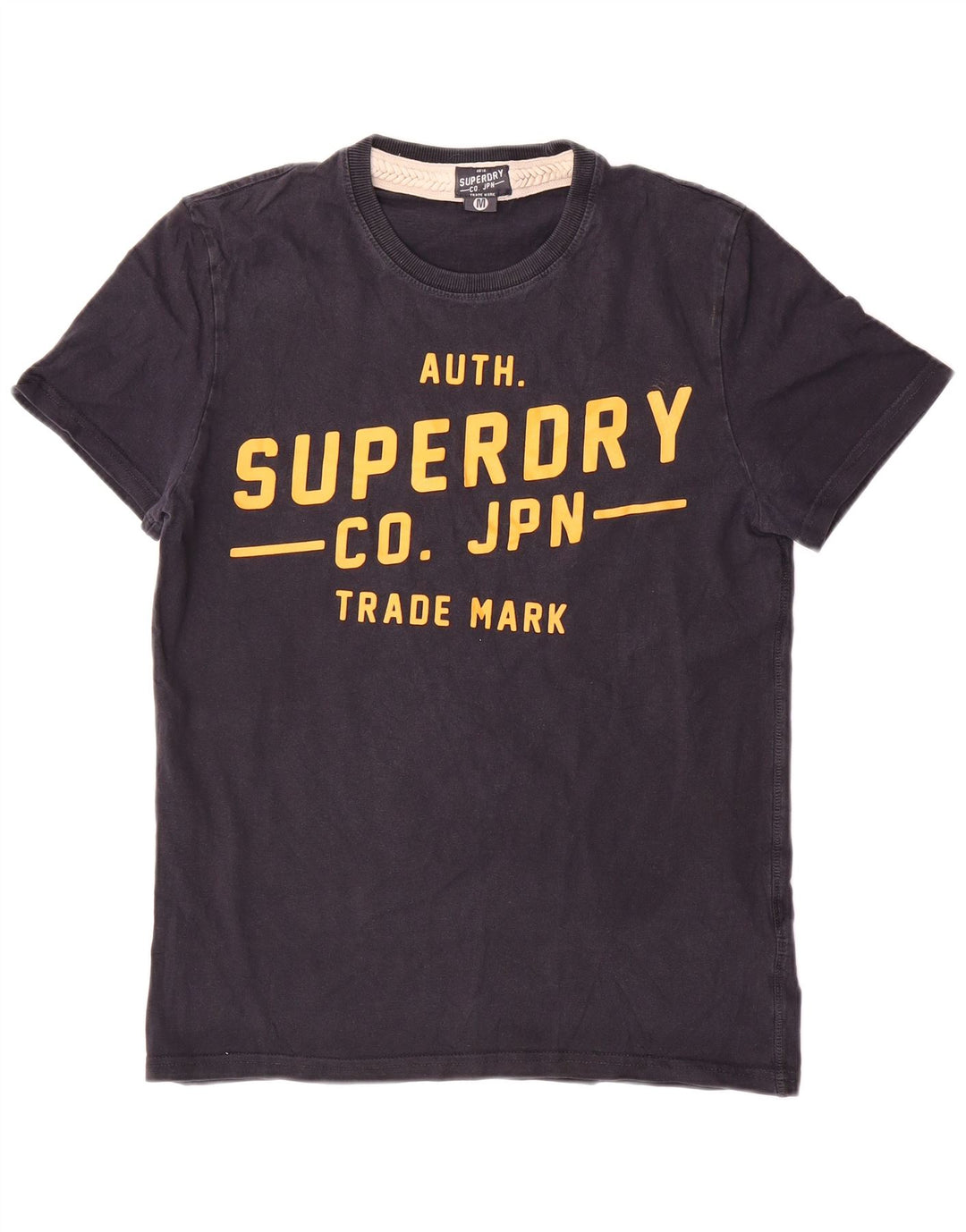 Tricou grafic pentru bărbați Superdry Top Medium Black Bumbac