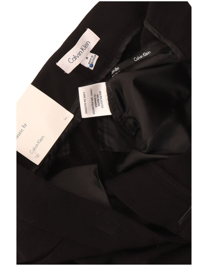 Calvin Klein Womens US 6 Medium W34 L31 Poliester negru