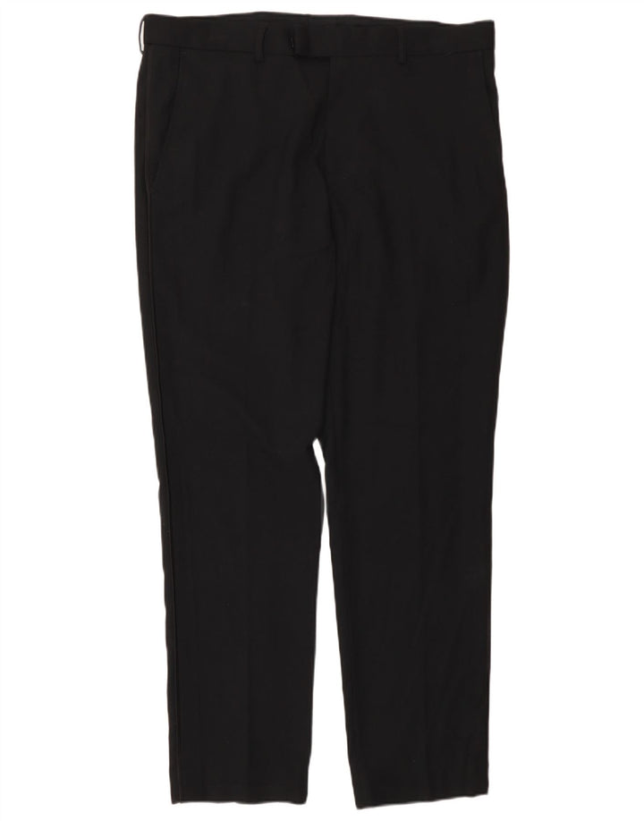 Marks & Spencer Pantaloni subțiri pentru bărbați L34 L29 Poliester negru