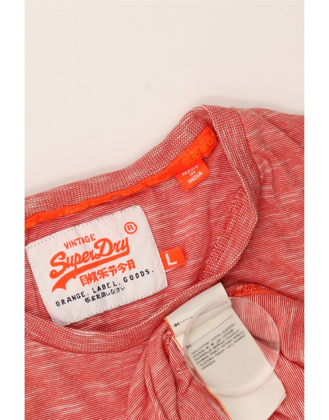 Tricou SUPERDRY pentru bărbați Top mare, roșu, bumbac cu pete