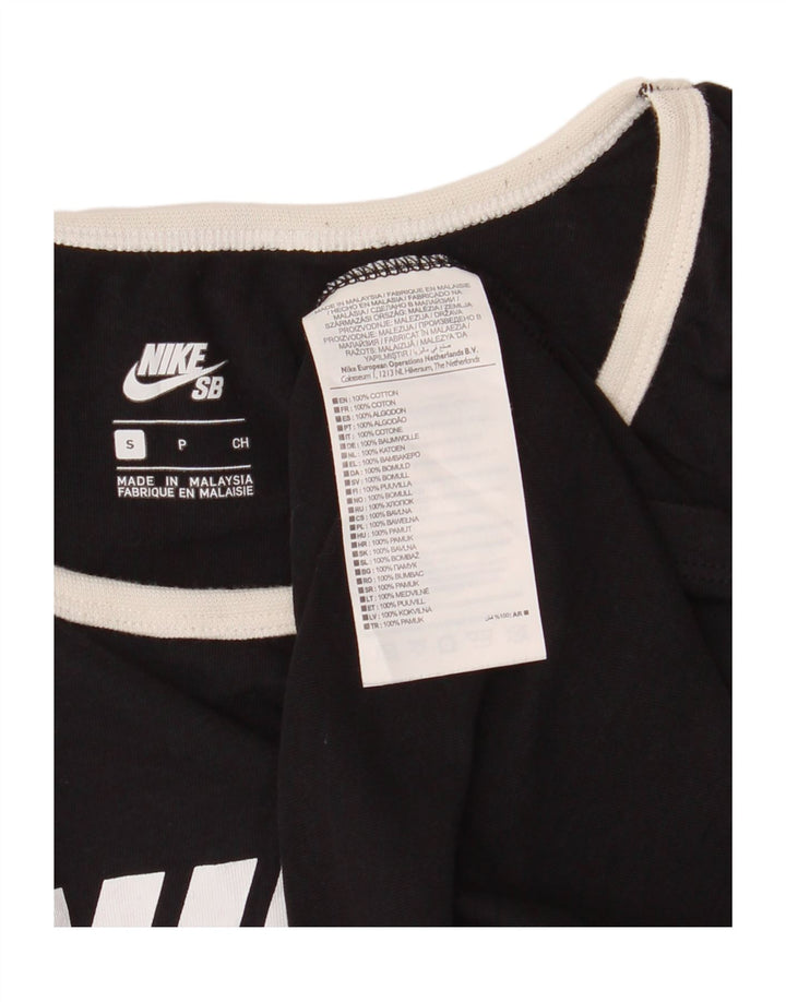 Vestă grafică NIKE pentru bărbați, bumbac mic, negru
