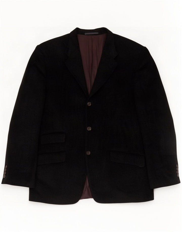 Jachetă pentru bărbați Trussardi cu 3 nasturi IT 54 2XL Lână virgină gri