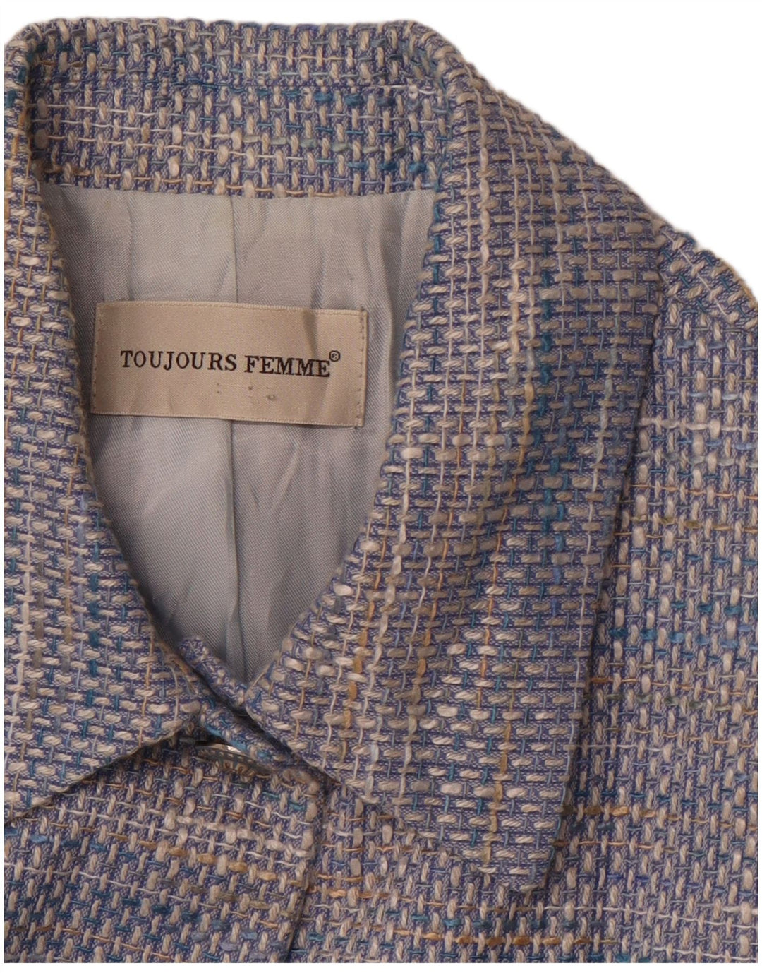 Sacou blazer pentru femei TOUJOURS cu 5 nasturi UK 10 Small Blue