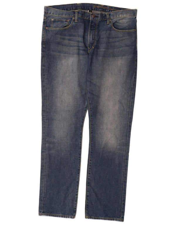 Blugi Gap pentru bărbați premium slim drepte W36 L32 bumbac albastru