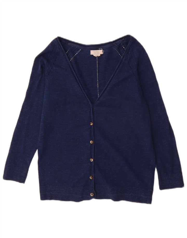Pulover cardigan pentru femei Fat Face UK 8 Small Blue