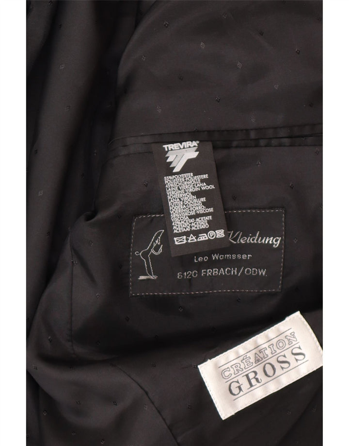 TREVIRA Jachetă pentru bărbați cu 1 nasture UK 38 Medium Red Floral Classic