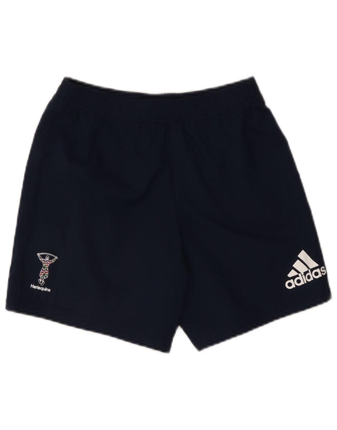 Pantaloni scurți sport grafic Adidas pentru bărbați, poliester mici, albastru