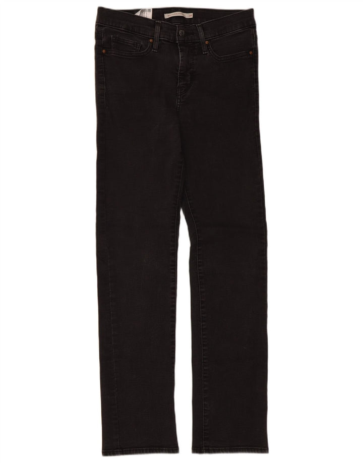 Blugi drepți modelați 314 pentru femei Levi's W28 L30 bumbac negru