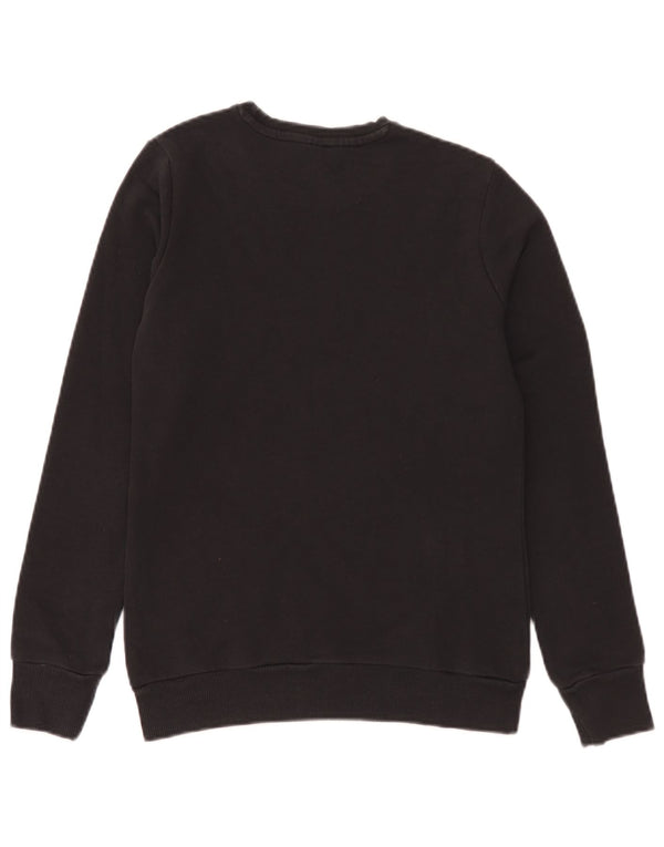 Adidas Băieți Pulover Grafic Pulover 14-15 Ani XL Bumbac Negru