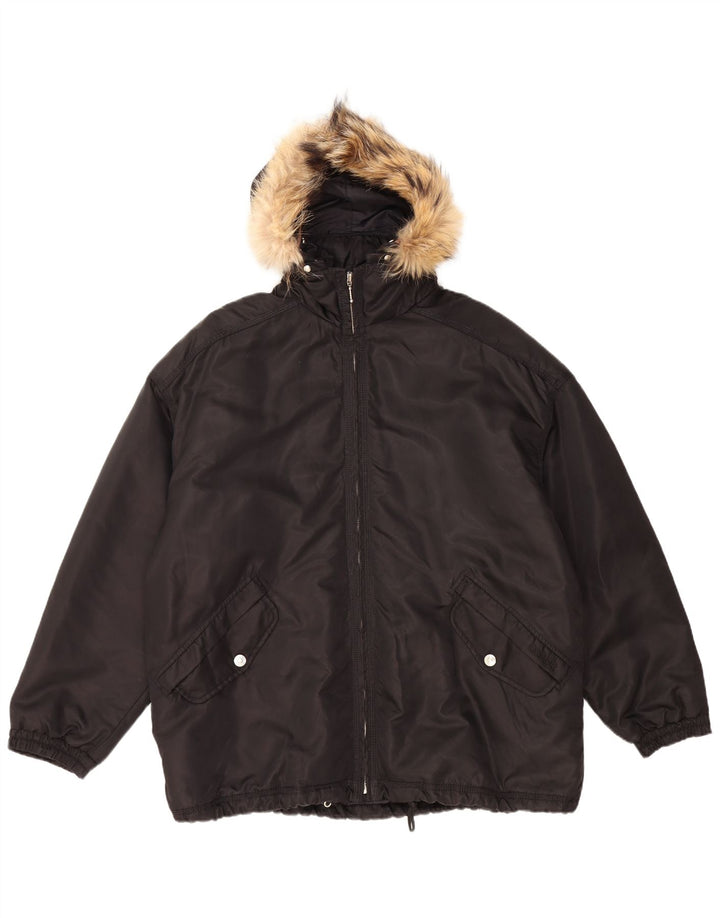 COLMAR Jachetă de vânt cu glugă pentru bărbați UK 42 XL Poliamidă neagră