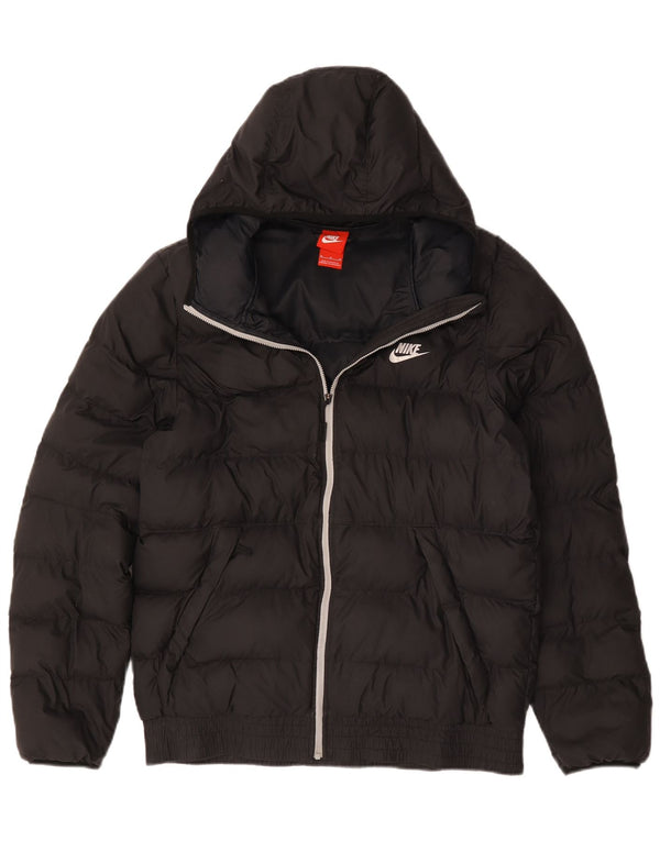 Jachetă căptușită cu glugă Nike pentru bărbați UK 38 Medium Black