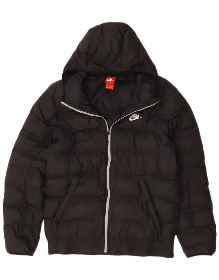 Jachetă căptușită cu glugă Nike pentru bărbați UK 38 Medium Black