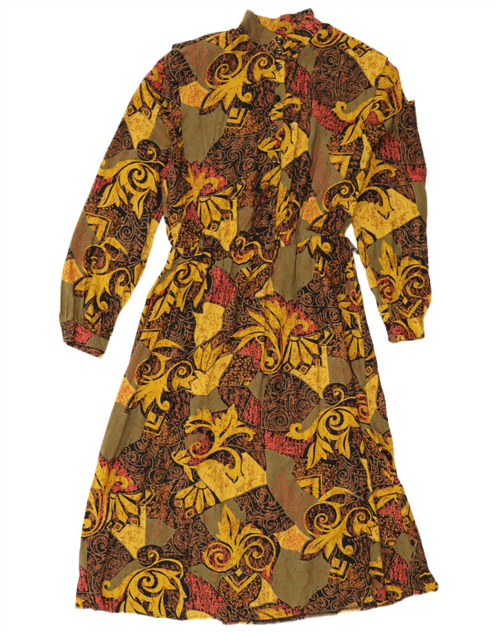 Rochie maxi vintage pentru femei UK 16 mare, multicolor, cachetele